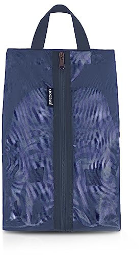 Prezon Travel Shoe Bags, Water Resistant TPU Mesh, Sturdy YKK Zipper, Shoes Storage Bag, Shoes Packing Organizer, Unisex Shoe Pouch for Travel or Home Storage