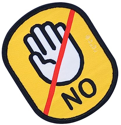 SOLUSTRE Aufkleber „Bitte Nicht Berühren“-Schild „Dont Touch“ Vinyl-Aufkleber Abziehbilder Warnschilder