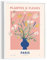 REINDERS Gerahmtes Bild, Pflanzen & Blumen Paris, Küche, Bilder, Wanddeko, Room Decor, MDF, Blau, 70x50cm