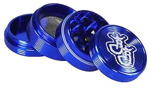 Jelly Joker Molinillo ondulado de aluminio (40 mm, azul)