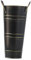 ABOOFAN Seau Parapluie en Fer Noir Bac De Rangement pour Parapluie Pot De Fleurs en Métal Vintage Pied De Porte-Parapluie pour Salle De Classe Vase De Bac à Aîné Fer Forgé Corbeille Le Fer