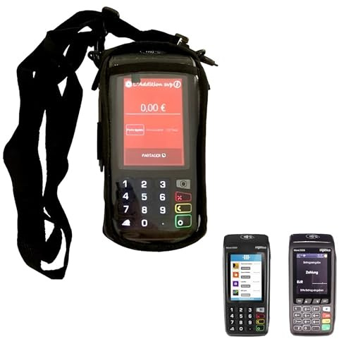 Ventalia Transparente Schutzhülle mit Umhängeband für TPE Ingenico Move 5000/3500 – stoßfeste Kunststoffhülle für mobiles Zahlungsterminal