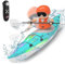 OBEST RC Boat Remote Control Boat RC Kayak Boat W/Colorful LED Light, Electric Waterproof Ship Toy, Never Capsize for Lake/Pool/Bathtub,RC Boat Gift for Boys Girls