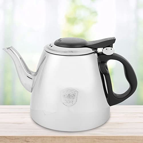 Syrisora Stainless Steel Flat Bottom Kettle Boiler Boiler on Induction Hob