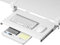 ETHU Small Keyboard Tray Under Desk, Pull Out Keyboard & Mouse Tray with C Clamp, 500 x300mm Steady Slide-Out Computer Drawer for Typing, Perfect for Home or Office(White)