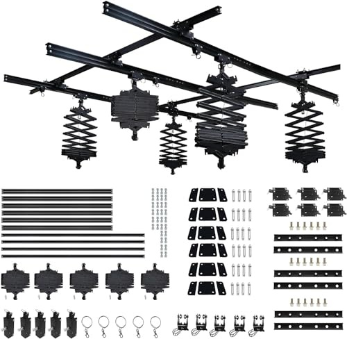 DATOUBOSS 4 m x 5 m Sistema di illuminazione a binario da per illuminazione da studio, utilizzato per riprese in diretta, flash e attrezzatura specializzata per fotografia in studio (4m*5m-A)