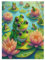 Frosch Puzzle Für Erwachsene 300 Teile Premium 100% Recyceltes Brett Zum Lernen, Lernspielzeug, Familienspiele Kinder Holzpuzzle （42×30cm）