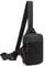 Klein Sling Chest Crossbody Bag,Brusttasche Herren Damen,Mini Schultertasche Verstellbare Schulter, Anti-Diebstahl Wasserfest Umhängetasche für Männer Outdoor-Sportarten Wandern Radfahren Schwarz
