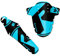 Riesel Design Mudguard Criss:Cross Fahrrad Schutzblech Set vorn und hinten/inkl. Kabelbinder/Fahrrad Spritzschutz für Cyclo Cross und Gravel Bike/Schutzblech (Blue)