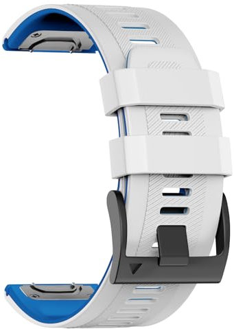 U-LIMVE Cinturino QuickFit in Silicone da 26mm per Garmin Fenix 7X/6X/5X/3, Descent Mk3i 51mm, Epix Pro, TACTIX 7