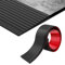 Threshold Ramps Self-Adhesive Rubber Threshold Ramp Wheelchair Ramp for Doorways,Steps,Bathroom, Wheelchair, Scooter Stroller (Black, 5cm(W) x 1cm(H) x1m(L))