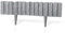 Lawn Edging, Plastic Palisade Wood Effect, 2.32m, Gray - provides a clear separation between grass, flower beds, pathways, and other landscape features.