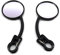 Universal 22mm Vintage Kleiner Runder Spiegel Motorrad Elektrofahrzeug Fahrrad Lenker Clip-on Rückspiegel Rückseitenspiegel Motorrad Rückspiegel