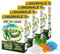 Albagarden ZeRo - Zeolite Per Piante + Zolfo In Polvere + Ossicloruro di Rame - Prodotto INNOVATIVO 100% Naturale - Fertilizzante e Concime per Piante in Polvere da 1 KG (4 Scatole)