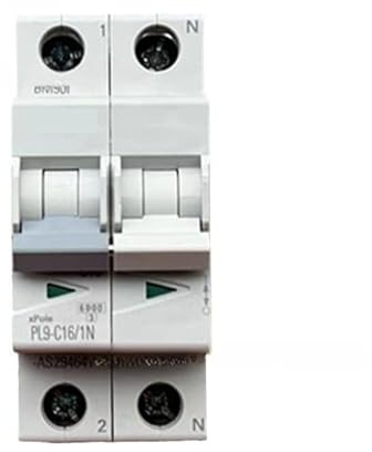 IEUMJNAT Interruptor automático Miniatura PL9-C16/1N PL9 16A 1P+NC 6kA