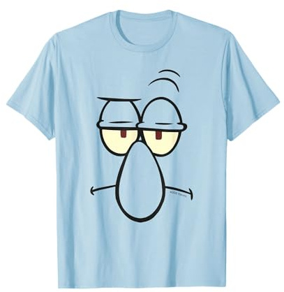 Sponge Bob - Thaddäus Gesicht T-Shirt