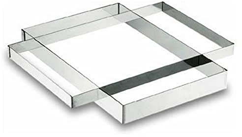 LACOR 68043 Rahmen, rechteckig 30 x 40 x 3 cm | Aus lebensmittelechtem Edelstahl gefertigt; hohe Korrosionsbeständigkeit und Haltbarkeit im täglichen Gebrauch