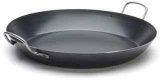 De Buyer, PAELLERA HIERRO AZUL, 2 ASAS, 12 RACIONES Ø 42 CM-5023.42