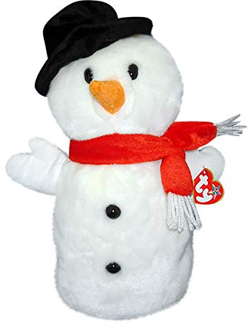 MR SNOWMAN TY SOFT TOY BEANNIE BUDDIE RANGE