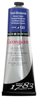 Daler-Rowney Georgian Oil Paint, Aluminium Tube, 7.61oz - 225 ml, French Ultramarine