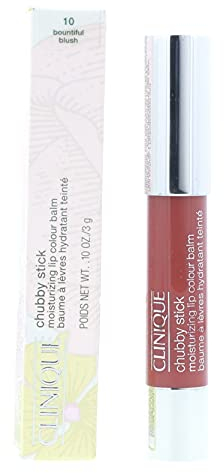 Clinique Chubby Stick Tinted Lip Colour Balm | With Shea Butter | Moisturizing + Hydrating | Natural-Looking Lip Tint, Bountiful Blush, 1 Count