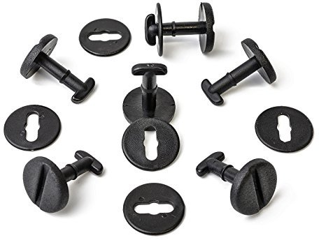 10x Fussmatten Clips Drehverschluss mit Sperre für E39 E46 E83 Klips in Schwarz 82119410191 51471881521 | CL-0218+CL-0219