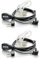 Retevis Funkgerät Headset Walkie Talkie Kopfhörer mit Schallschlauch Kompatibel mit JUCJET Walkie Talkie RT24 RT668 RT27 RT24V Baofeng UV 5R BF-88E BF-888S Kenwood Funkgerät Headset (2 Stück)
