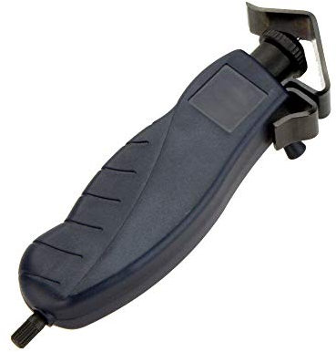 SENRISE Cable Stripper 4.5 to 25mm Stripper Plier Black Cable Wire Cutter Stipping Knife for Insulated Non-Insulated Wire Cable