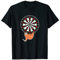 Dart Faultier Dartscheibe Dartpfeil Darten T-Shirt