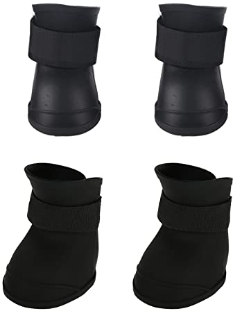 wasserdichte Hundestiefel, Schutzschuhe für kleine Hunde, rutschfeste Hausschuhe für Haustiere, kleine mittelgroße Hunde, Katzen, Welpen (M)