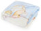 Pielsa Baby 6378-4 Babydecke aus Baumwolle, Größe 80 x 110 cm, Blau, atmungsaktive Babydecke, bequem, hypoallergen und milbendicht, maximale Weichheit und Komfort