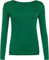 WearAll Ladies Long Sleeve T-Shirt Top Womens Jade Green 20-22