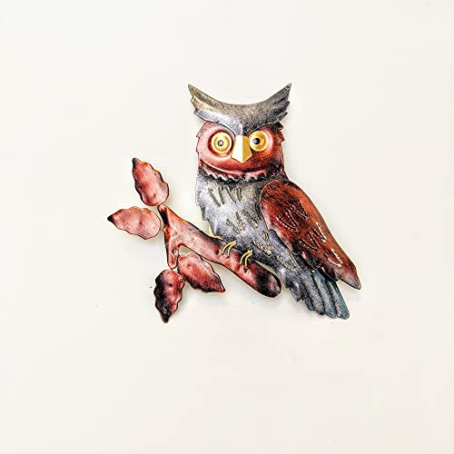 THOKUTOYS Wanddeko - Eule S: ca. 15 x 17 cm