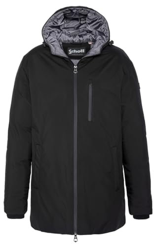 Schott NYC Mixte Fargo2 DOUDOUNE ZIPPEE SOUDEE SCHOTT, Noir, M EU