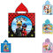 AYMAX SPRL Kinder Bade-Poncho mit Kapuze Baumwolle, versch. Motive - Patrol, Miraculous Ladybug und Cat Noir, Feuerwehrmann Sam - Strand Badeponcho Handtuch Bademantel Poncho (Miraculous)