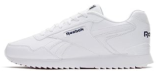 Reebok Men Glide Ripple Clip Sneaker, FTWR White/FTWR White/Vector Navy, 7.5