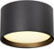 LEDFULL® LED Aufbauleuchte flach inkl. GX53 dimmbar 230V Spot Tageslicht 6W - Hell & Sparsam/Aufbaustrahler in Schwarz/Deckenspot mit 120° Abstrahlwinkel