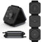 Caricatore Mag-Safe,Hohosb Caricatore Wireless 3 in 1,Caricabatterie Wireless Magnetico pieghevole per i-Phone14/13/12 Serie,AirPods 3/Pro/2,iWatch Ultra/8/7/6/SE/5/4/3/2-Nero(adattatore 18W incluso)
