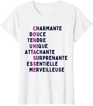 Humour femme caractère connasse drôle Madame conasse blague T-Shirt