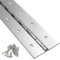 Heavy Duty Piano Hinge 24 Inch x 2 Inch Width, 0.047'' Thick Stainless Steel Continuous & Piano Hinge for Cabinet, Door, Toolbox, Wooden Box, Metal Plate, Furniture, Industrial Project