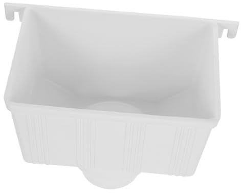 Dachrinnen-Fallrohrumsteller Filter Sieb Regenrinne Zugrinne Fallrohr Eimer Regensammelfass Wasser fangen Regenfass Bahn Fallrohre Trichter Plastik Weiß