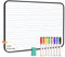 DOLLAR BOSS Doppelseitiges Whiteboard 30 x 42 cm, A3 Magnettafel Magnetwand, Klein Whiteboard Trocken Abwischbar Mini Whiteboard Magnetisch, Tragbares White Board mit 8 Stiften und 1 Radiergummi