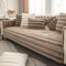WYJHNLBEDC Sofa/Couch überzug/überwurf, Sofa überwurfdecke, Warmer Super Weicher Plush Sofabezug für Sofa L Form/U Form/Ecksofa 3/2/1 Sitzer, Sofaschutz Hund Kratzschutz Katze Braun 70x180cm