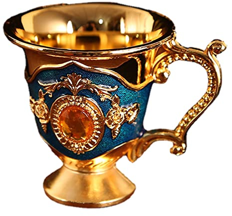 Youding Copa de Vino Decorativa, Copa de Vino de Estilo Europeo, Copas de Vino Vintage, Jugo de Agua, Vino, Cerveza y cócteles, decoración de Mesa, Manualidades para el hogar, Regalo de Boda