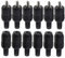 VISSQH 6 Paires Fiches/Prises Haut-Parleur DIN Mâle/Femelle, Adaptateur de Haut-Parleur Connecteur de Câble 2 Broches Avec Bornes à Vis, Sans Soudure (Noir)