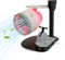 ehozirta Kreativer Turbo-Desktop-Ventilator mit Licht, kreativer Desktop-Jet-Ventilator, Wassertank-Design, verstellbare Turbofan-Motorform, 2-in-1-Kühlventilator, Luftbefeuchter mit einem
