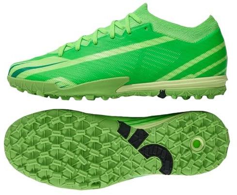 TVQI(15 NOLOGO TF Football Boots Mens ,Boys ,Womens ,Girls Football Boots Firm Ground Football Shoes Astro Turf Football Boots (Green, Big Kid, Men, 6, Numeric, UK Footwear Size System, Medium)
