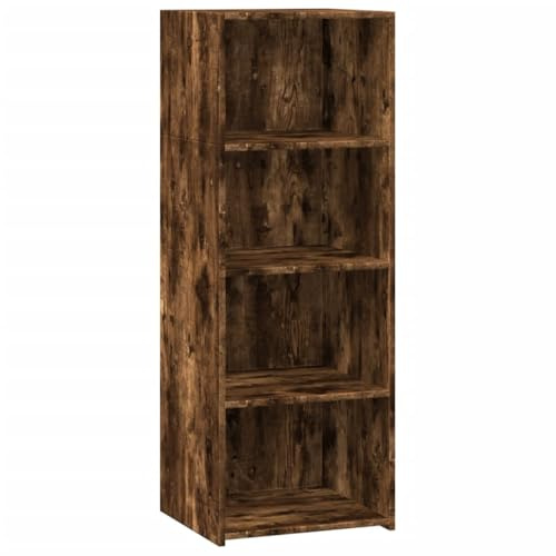 vidaXL Highboard, Sideboard mit Stauraum, Kommode Schrank für Wohnzimmer, Anrichte Beistellschrank Mehrzweckschrank, Räuchereiche Holzwerkstoff