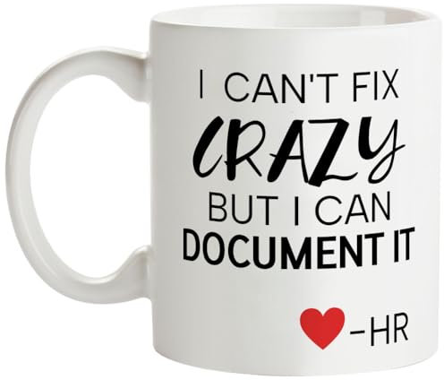 Yanprint Funny Gifts for HR, Human Resource Coffee Mug,Birthday Christmas Gifts for Human Resources Manager Office Tea Cup 11 OZ