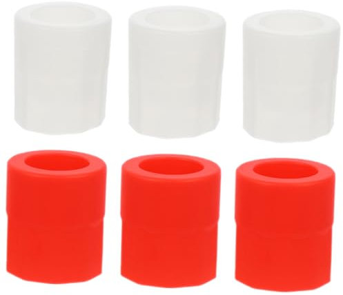 ABOOFAN 6pièces Moule à Glaçons Silicone Forme Verre à Shot Flexible Pour Glace Vodka Whiskey Bac Glaçons Original Pour Fête Et Bar Réutilisable Et Facile à Nettoyer